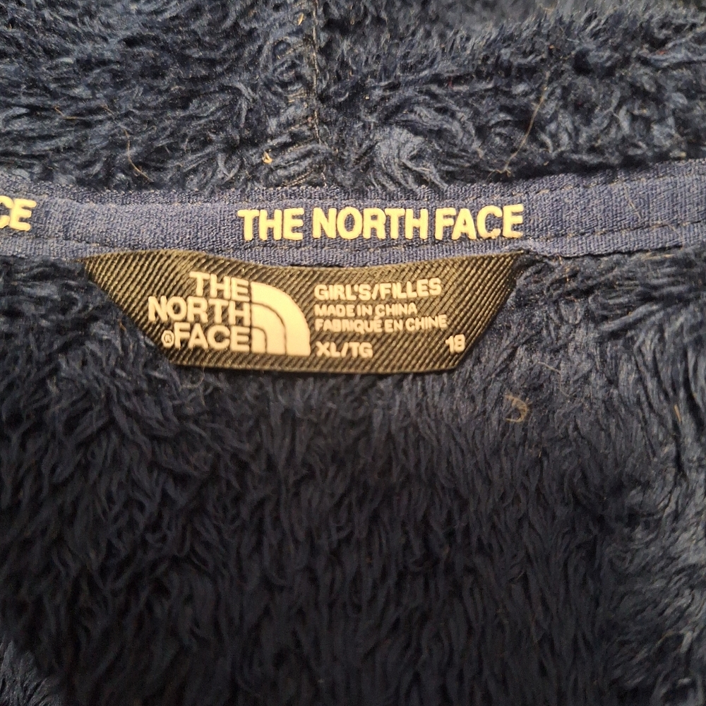 The North Face Indigo Fleece Hoodie Size Girls XLG - Picture 10 of 11